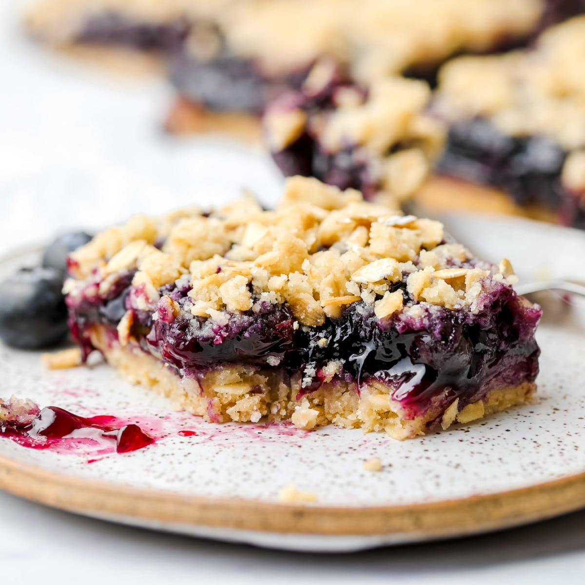 Blueberry Pie Bars - Nora Cooks