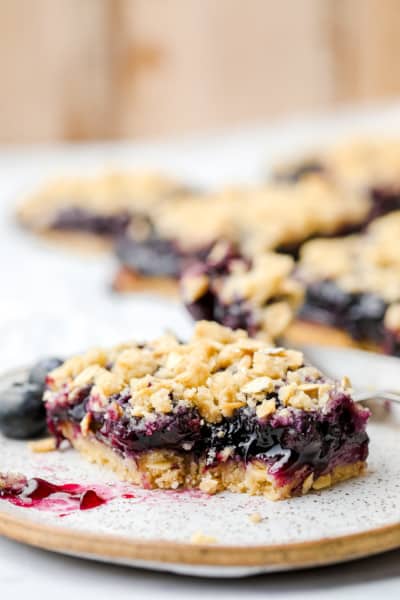 Blueberry Pie Bars - Nora Cooks