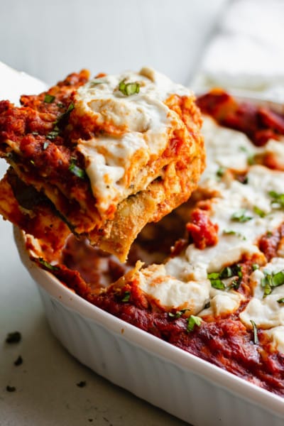 The Best Vegan Lasagna - Nora Cooks