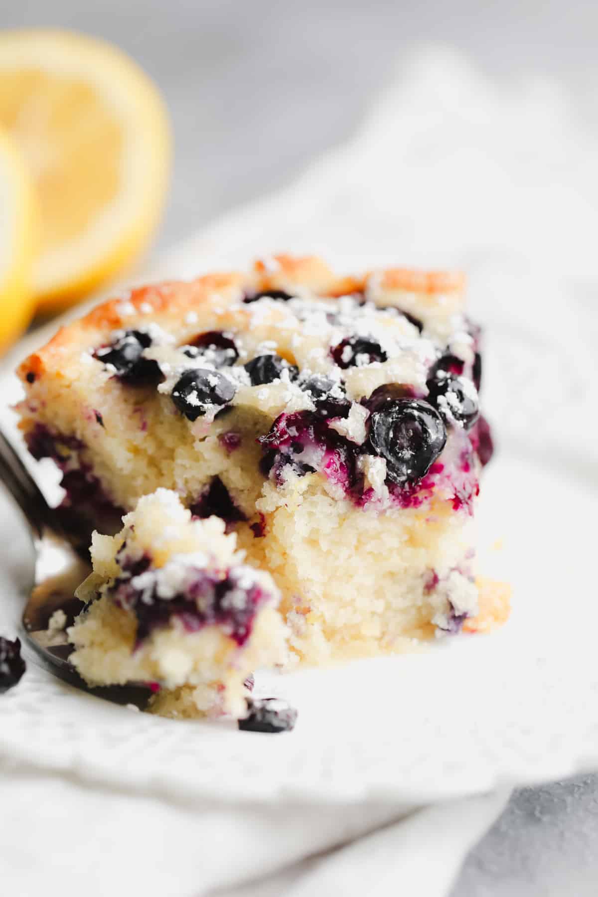 Vegan Blueberry Cake - Nora Cooks