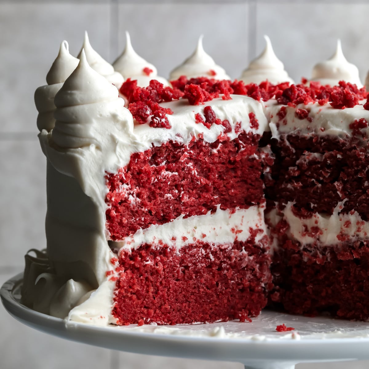 Vegan Red Velvet Cake - Nora Cooks