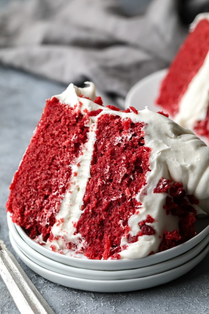 Vegan Red Velvet Cake - Nora Cooks