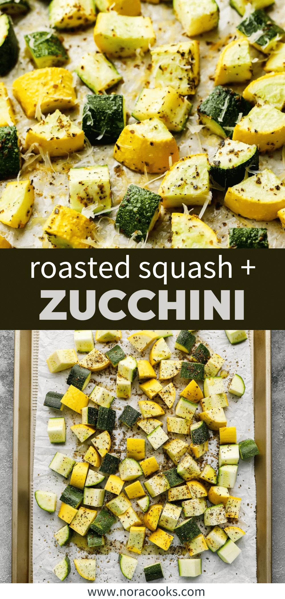 Roasted Squash and Zucchini - Nora Cooks