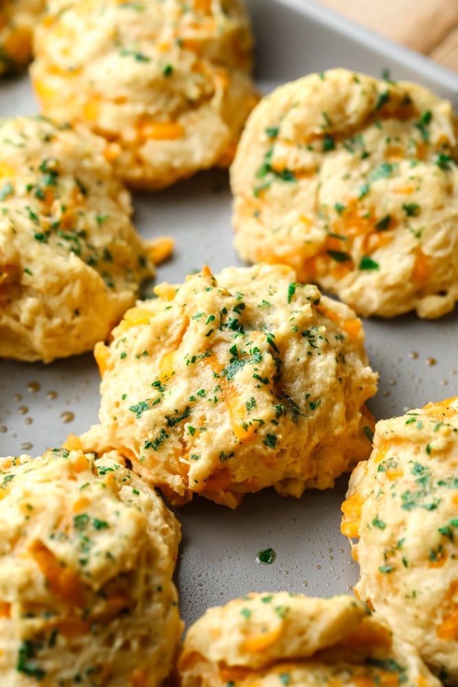 Vegan Cheddar Bay Biscuits - Nora Cooks