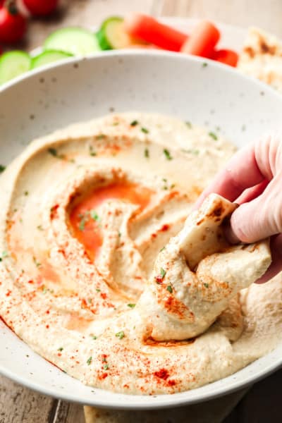 The Best and Easiest Hummus - Nora Cooks