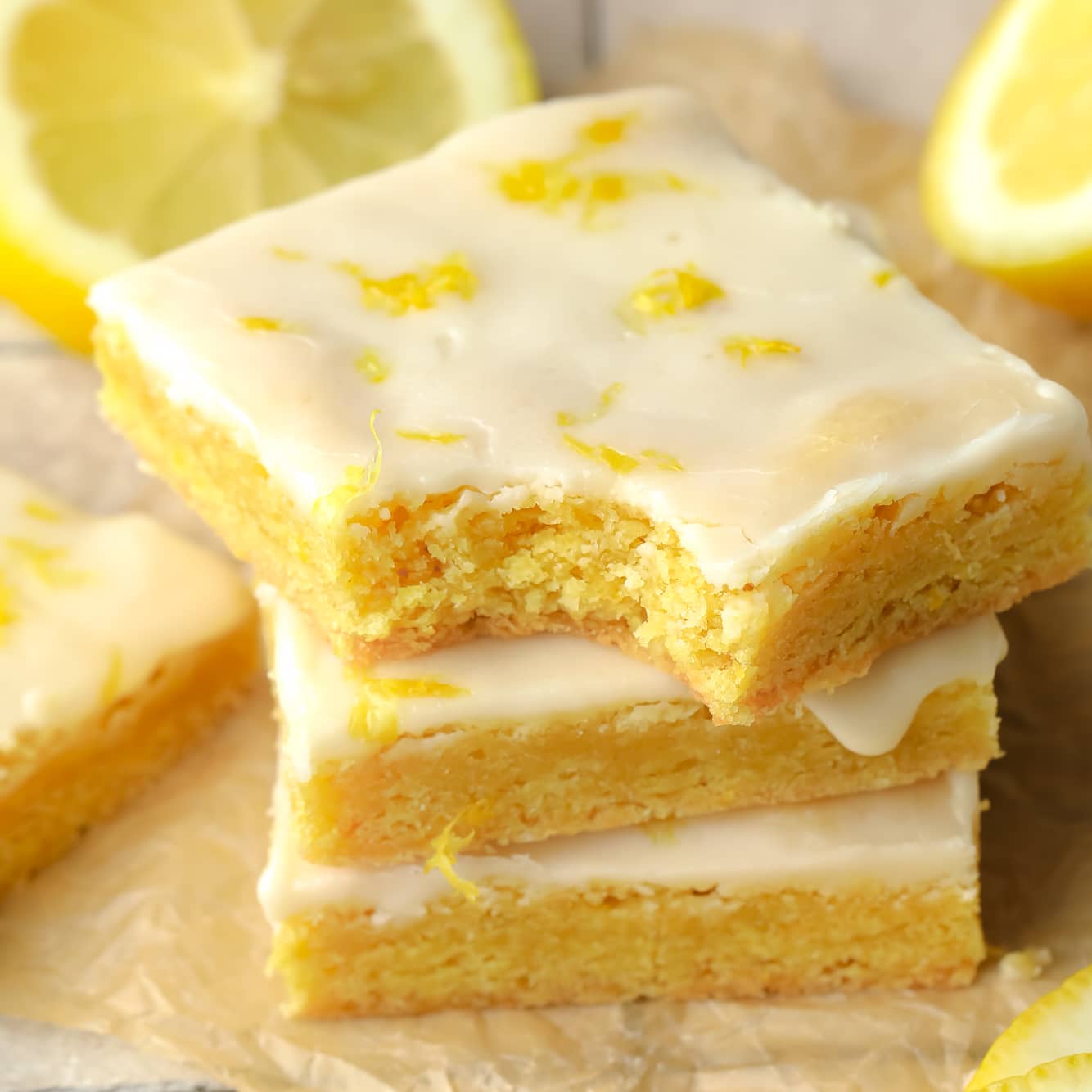 Lemon Brownies - Nora Cooks