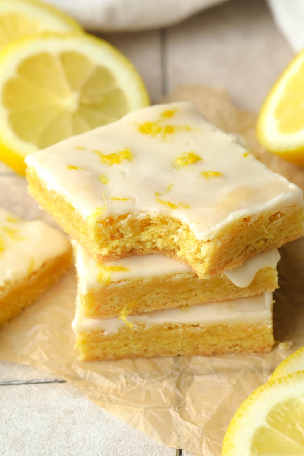 Lemon Brownies - Nora Cooks