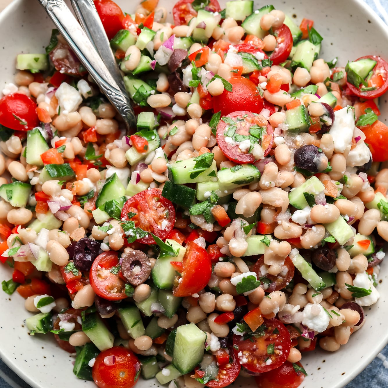 White Bean Salad - Nora Cooks