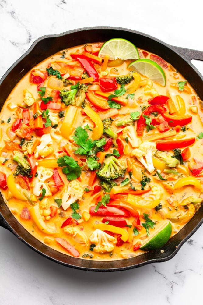 Vegan Thai Red Curry - Nora Cooks