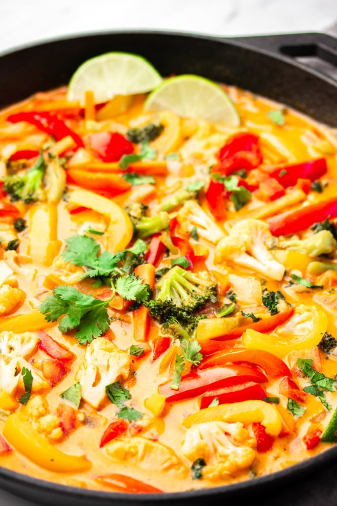 Vegan Thai Red Curry - Nora Cooks